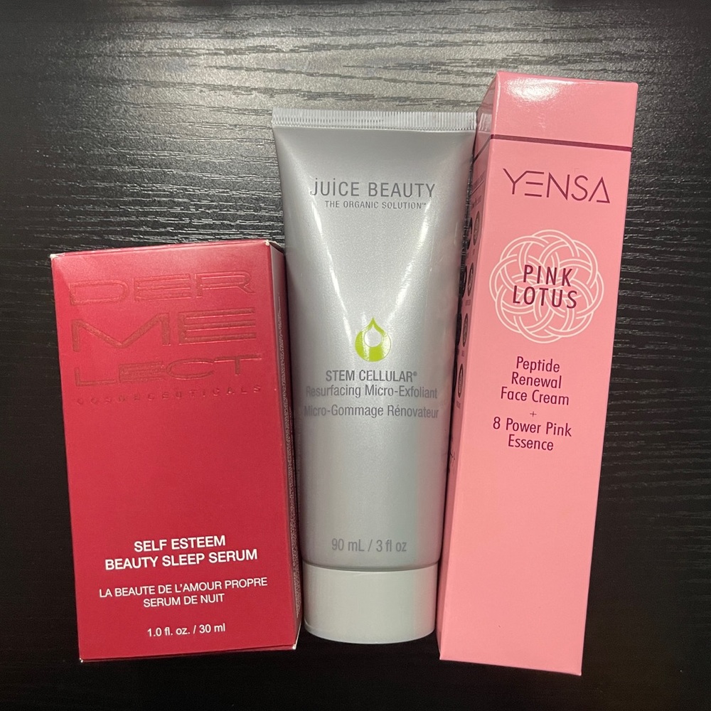 Juice Beauty Yensa Dermelect Skincare Lot